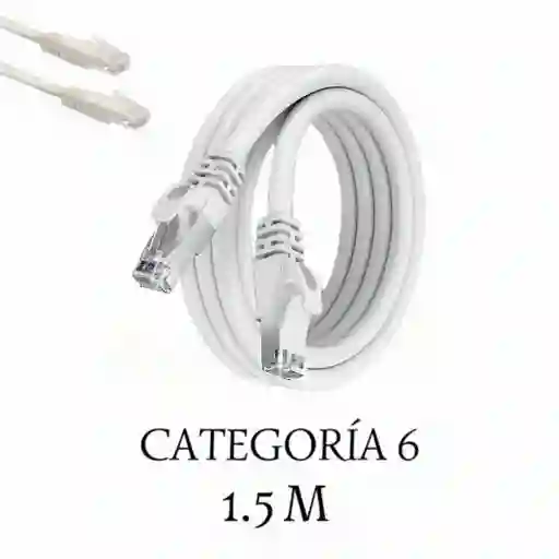 Cable Lan De Internet Cat6e Categoría 6 1.5 Metros Largo Cable Ethernet Utp 1.5mt