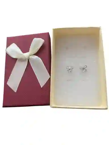 Juego De 3 Aretes Tipo Topo Diseño De Mickey Mouse En Cover Gold