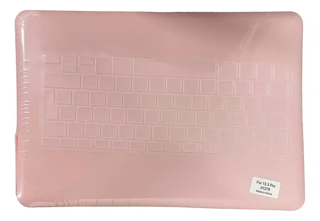 Carcasa Case + Protector Para Macbook Pro 13 A1278 Español Quartz Pink