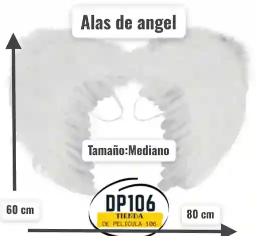 Alas De Angel Plumas Blancas Medianas
