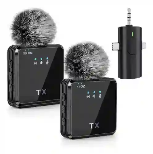 Microfono Solapa X2 Profesional Iphone 3en1 Omnidireccional Condensador