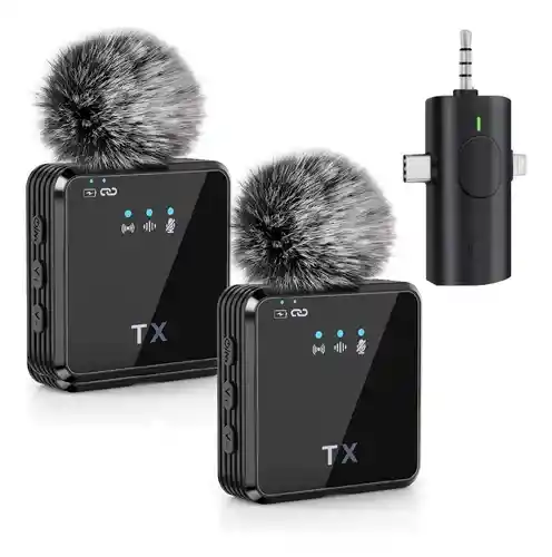 Microfono Solapa X2 Profesional Iphone 3en1 Omnidireccional Condensador