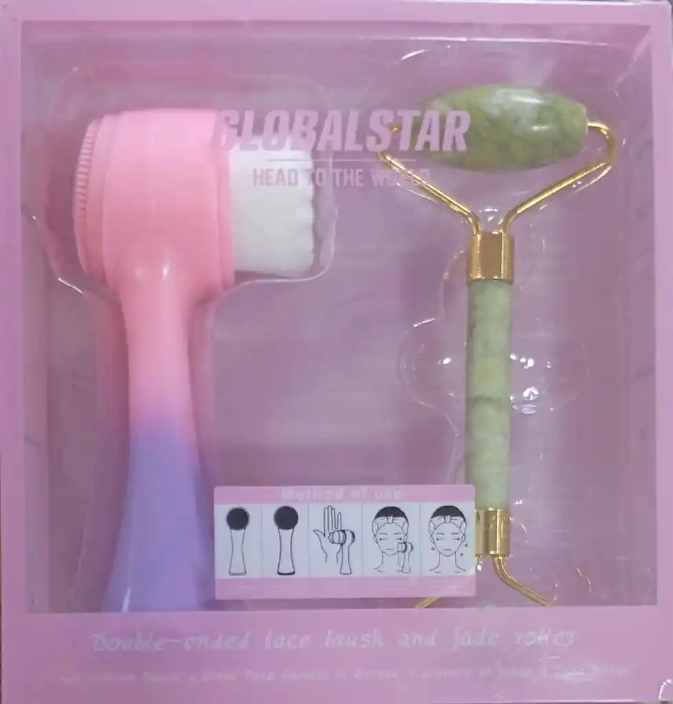 Sed De Cepillo Facial Y Roller