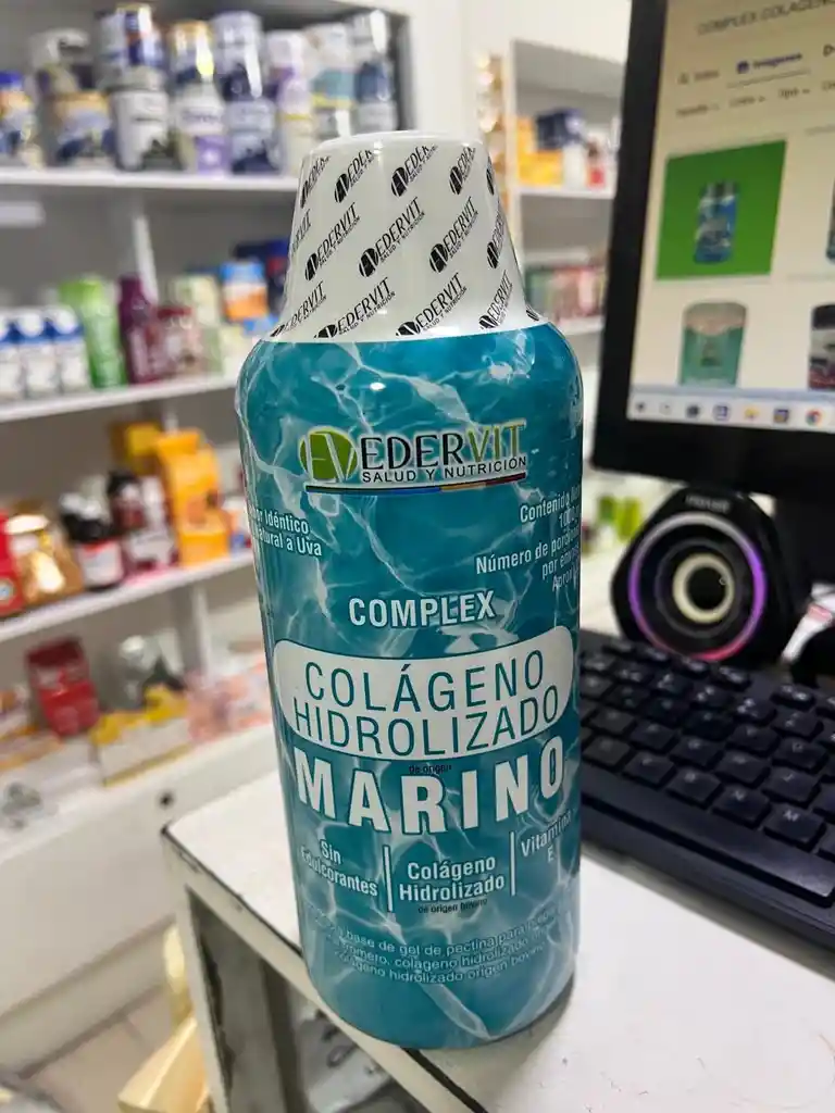 Colageno Hidrolizado Marino Edervit 1000ml