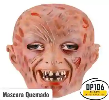 Mascara Quemado Halloween Terror