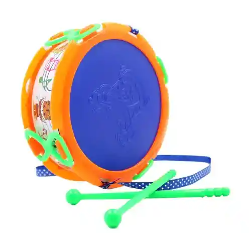 Tambor Plástico Royal Para Niños Tamborcito Colorido