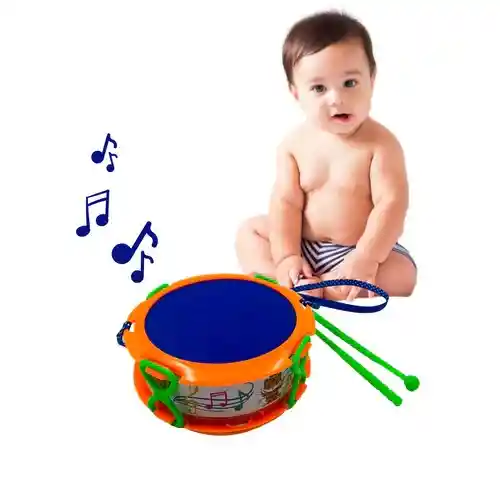 Tambor Plástico Royal Para Niños Tamborcito Colorido