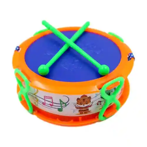 Tambor Plástico Royal Para Niños Tamborcito Colorido