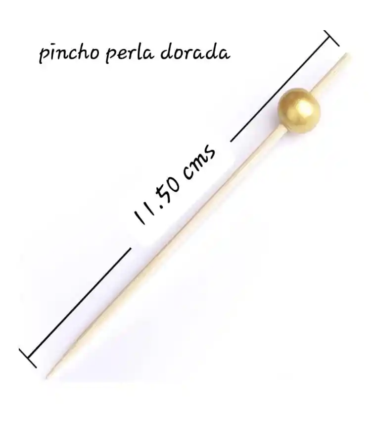 Pincho Perla Dorada, Palillo De Coctel