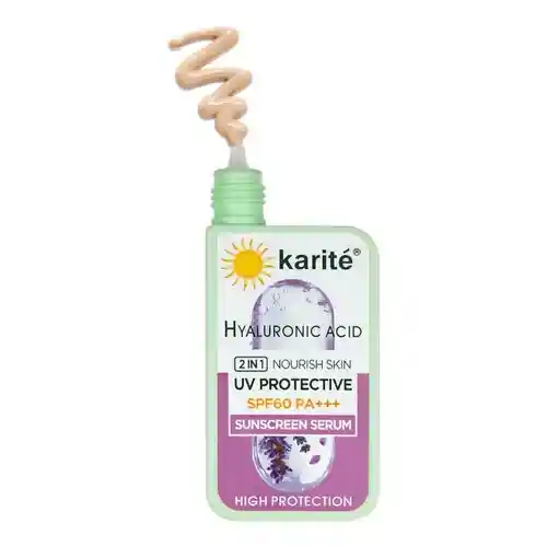 Protector Solar Acido Hialuronico Con Color Spf 60 Kárité