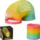 Juego Resorte Espiral Arcoíris Plástico X3 Rainbow