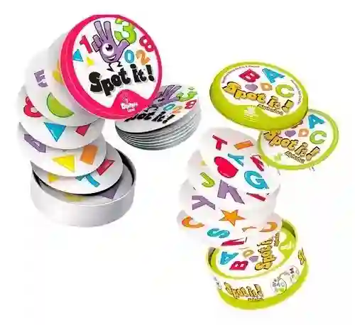 Juegos Cartas Spot It Mesa Pilo Aguilidad Mental