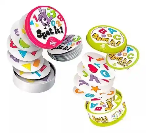 Juegos Cartas Spot It Mesa Pilo Aguilidad Mental