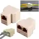 Adaptador Rj45 Hembra A 2 Rj45 Hembra