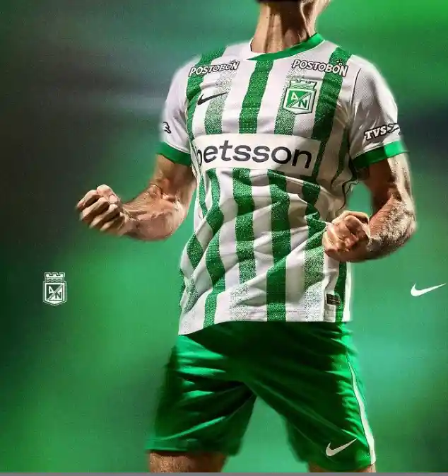 Camiseta De Atlètico Nacional Hombre Aaa