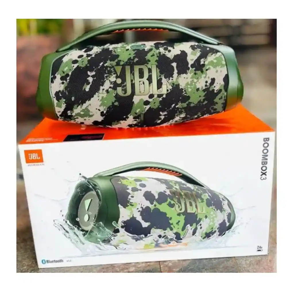 Parlante Altavoz Blutooth 40w 20hrs Jbl Boombox 3 | Militar