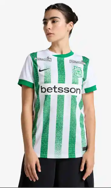Camiseta Atletico Nacional Para Mujer Aaa