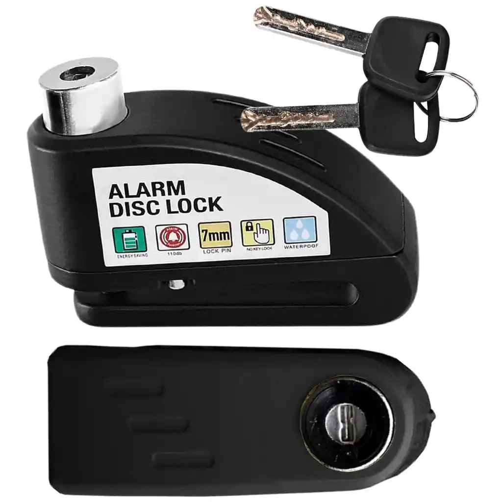 Candado Disco Para Moto Con Alarma