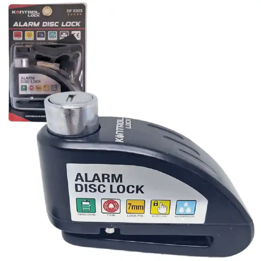 Candado Disco Para Moto Con Alarma