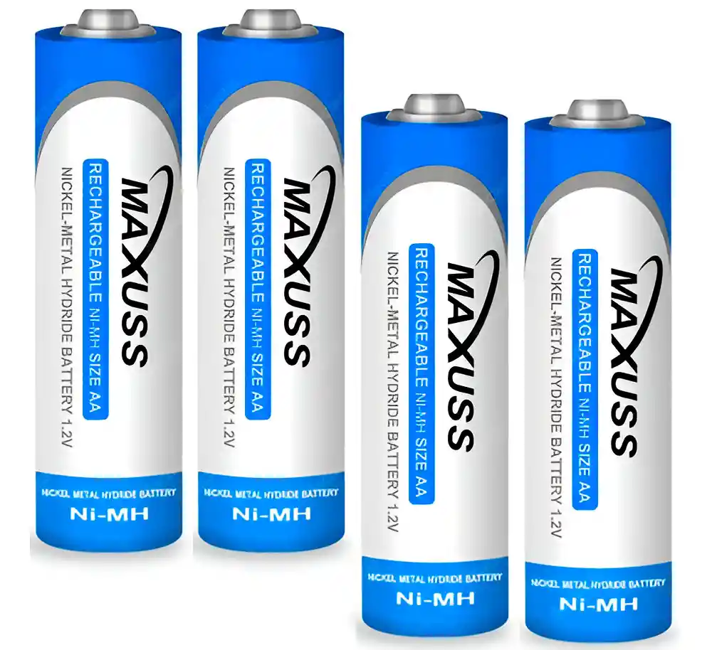 Cargador Baterias Pilas Recargables Maxuss Aax4 Aaa 1100mah