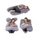 Almohada Embarazo Cuerpo Entero Tela Peluche Forro Interno
