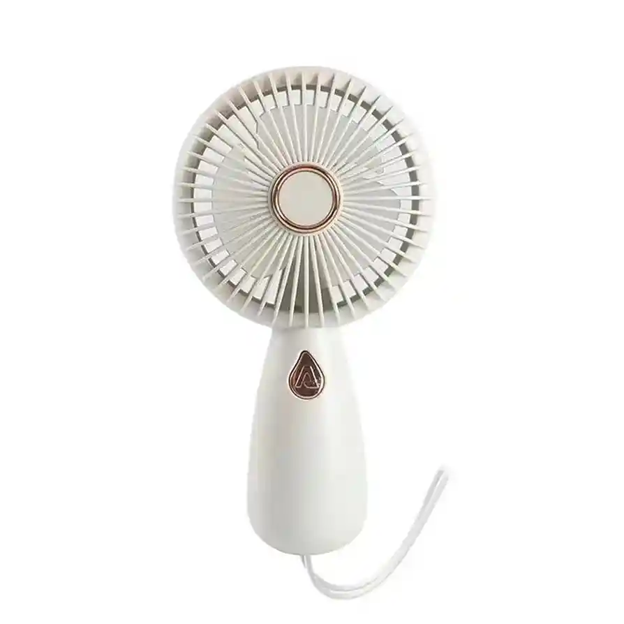 Mini Ventilador De Mano Portátil Con Carga Usb, Práctico Ventilador Pequeño Creativo Con Luz