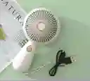 Mini Ventilador De Mano Portátil Con Carga Usb, Práctico Ventilador Pequeño Creativo Con Luz