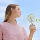 Mini Ventilador De Mano Portátil Con Carga Usb, Práctico Ventilador Pequeño Creativo Con Luz