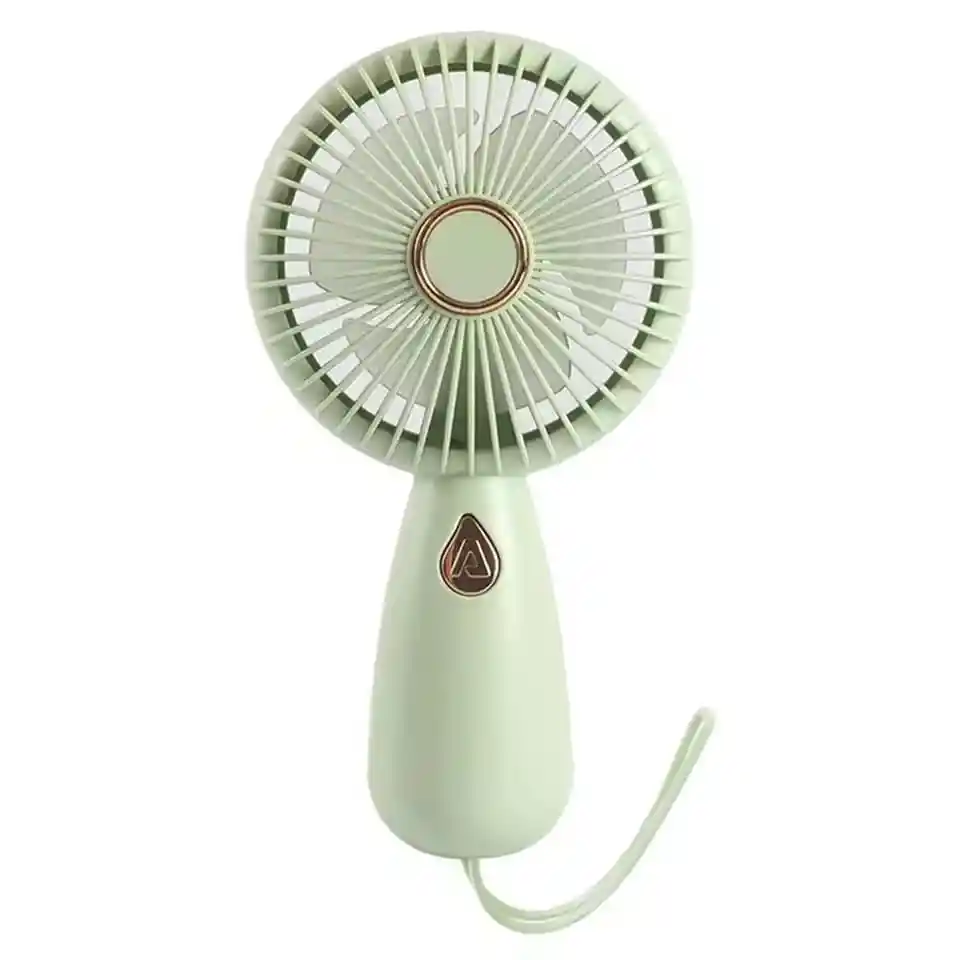 Mini Ventilador De Mano Portátil Con Carga Usb, Práctico Ventilador Pequeño Creativo Con Luz