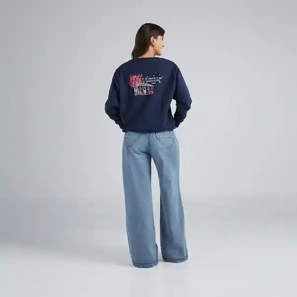 Xs / Buzo Desde Casa - Azul