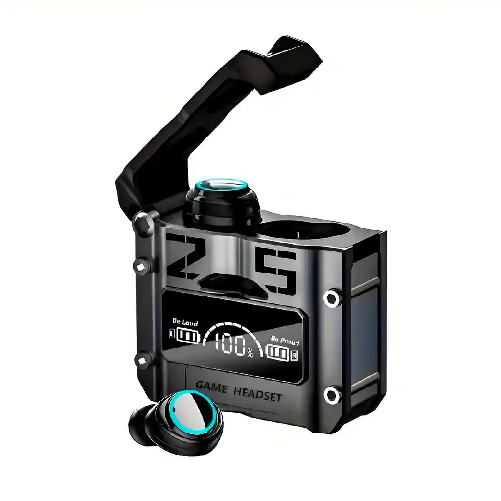 Audífonos Earbuds M25 Bt 5.3 Gamer Portable Pantalla Led
