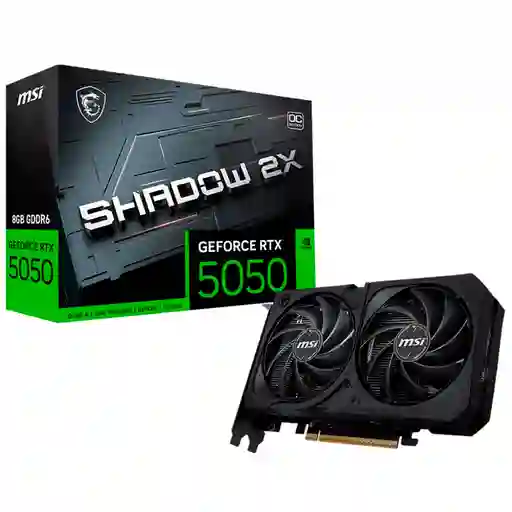 Tarjeta De Vídeo Msi Geforce Rtx 5050 Shadow 2x Oc 8gb