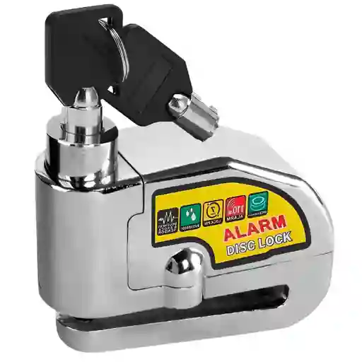 Candado Disco Metálico Con Alarma