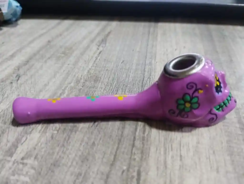 Pipa Calavera De Colores