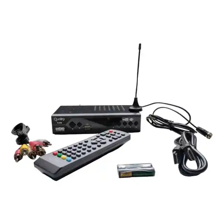 Decodificador Tdt Quality – Receptor Digital De Televisión Para Señal Terrestre
