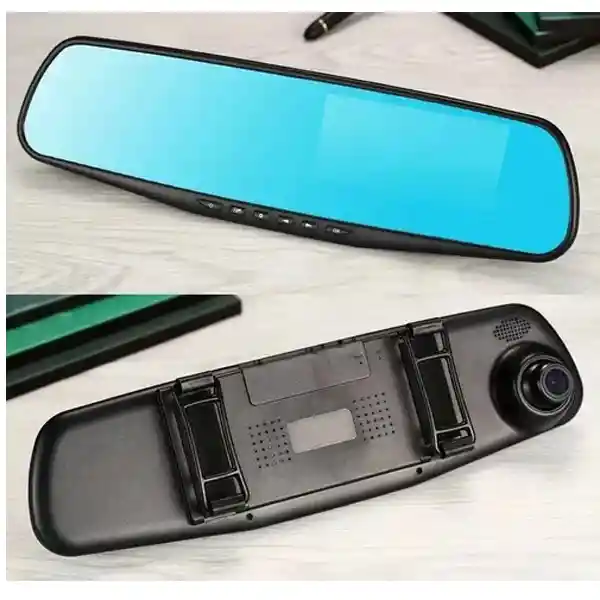 Espejo Retrovisor Carro Dvr Reversa Full Hd