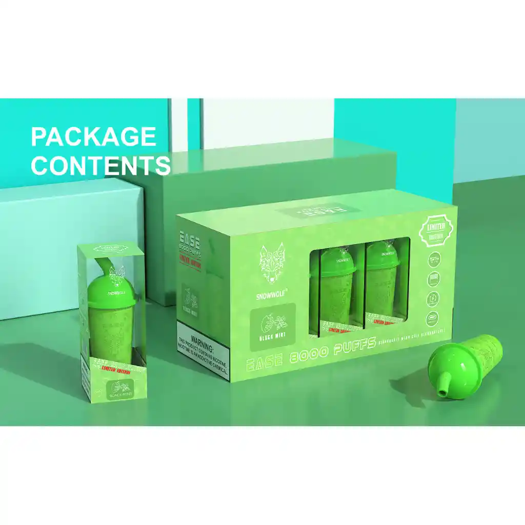 Vape Ease Black Mint 8000 Puff