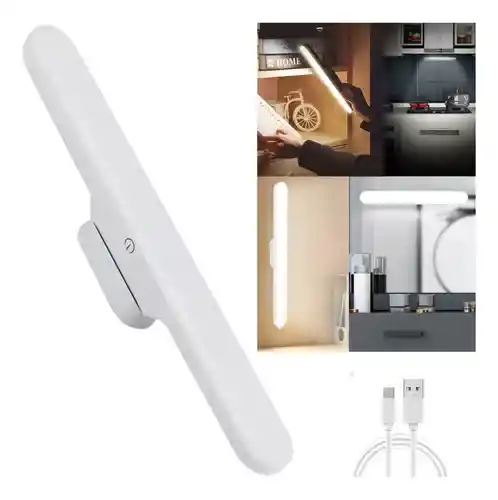 Lámpara Led Recargable Magnética – Iluminación Portátil Y Versátil