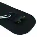 Cinturón Lastre Cadena Dominadas Fondos Pesas Gym Discos Talla Única Negro Cadena Broche Acero