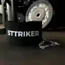 Cinturón Lastre Cadena Dominadas Fondos Pesas Gym Discos Talla Única Negro Cadena Broche Acero