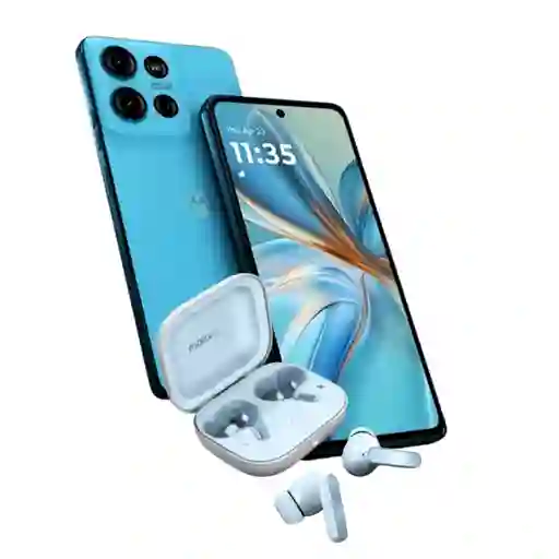 Celular Motorola G75 5g 8 Ram 256 Gb Azul + Audífonos Motobuds