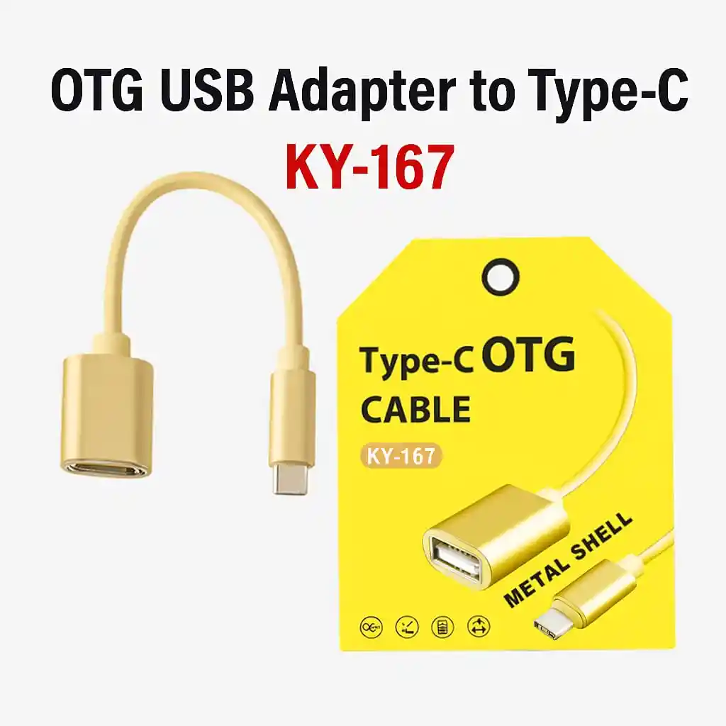 Conector Otg Tipo-c A Usb - Ky-167 20 Cm/otg