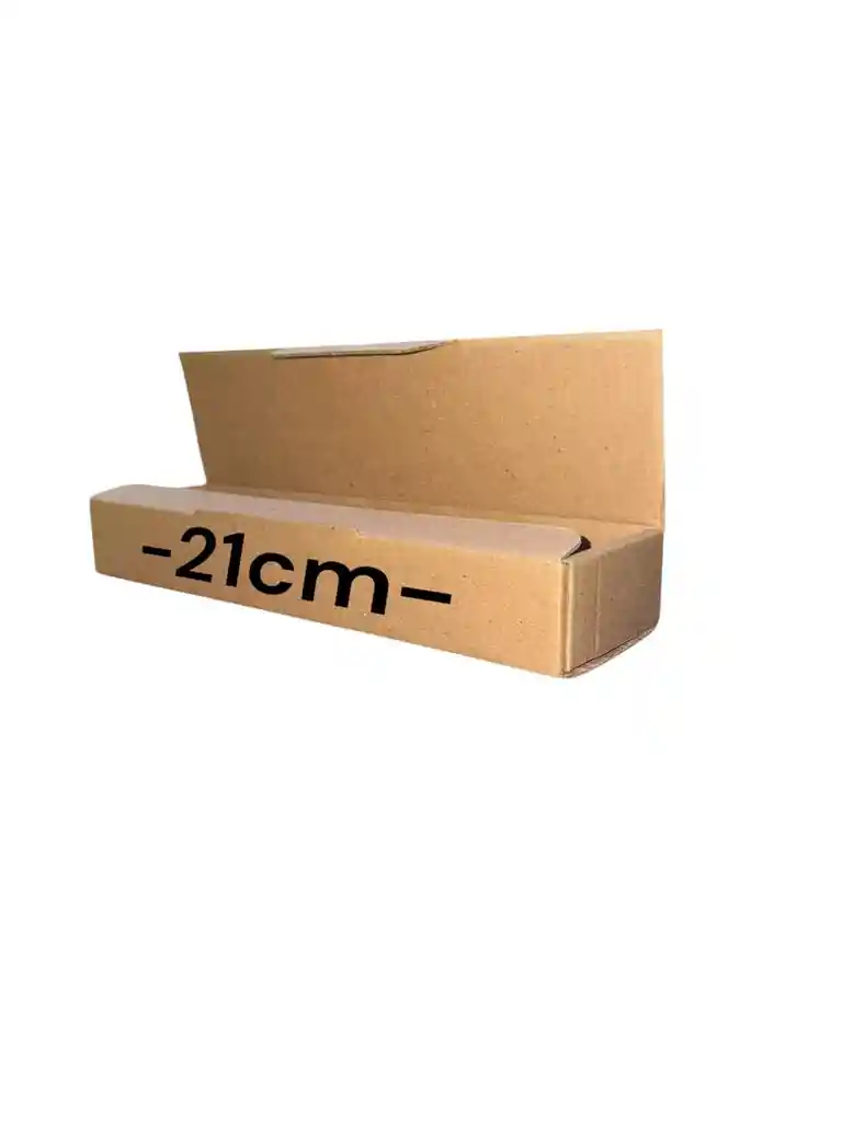 Caja Troquelada 21x6x3cm Plegable