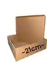 Caja Troquelada 21x21x7cm Plegable Tapa Base