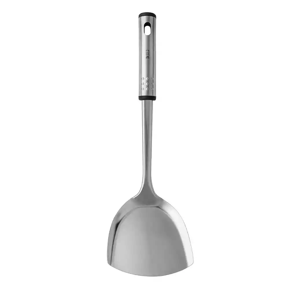 Espátula Pala De Cocina Plano Wok Sartén Plancha Acero Inox