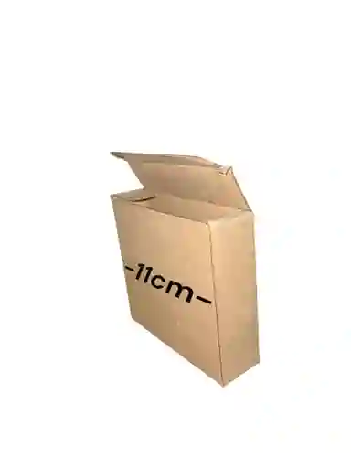 Caja Troquelada 11x3x11 Plegable