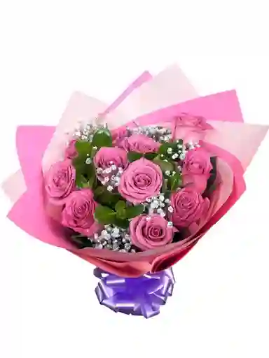 Bouquet Rosas Lila
