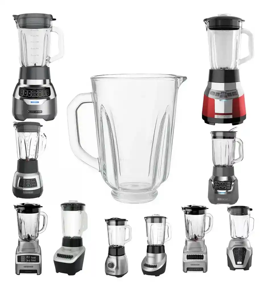 Jarra Vaso Vidrio Licuadora Black Decker Sin Tapa Fusion Blade / Pulverix