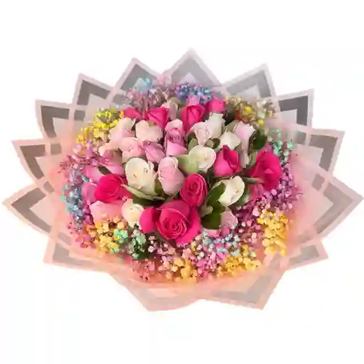 Bouquet Queen Tonos Pastel