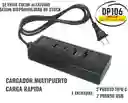Cargador Multipuerto De Pared 2 Usb + 2 Tipo C / Powerbox
